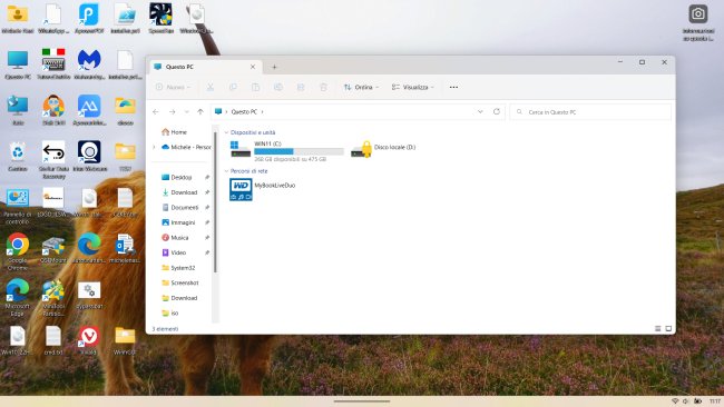 Windows 11: come attivare la barra delle applicazioni compatta