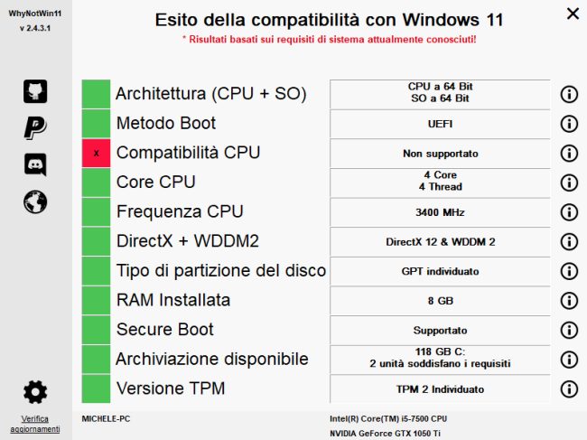 Windows 11 processore non supportato: cosa fare