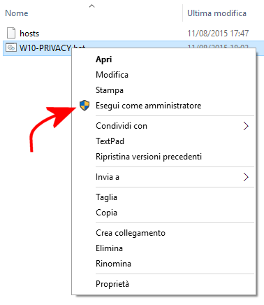 Windows 10 e la privacy: disattivare la telemetria