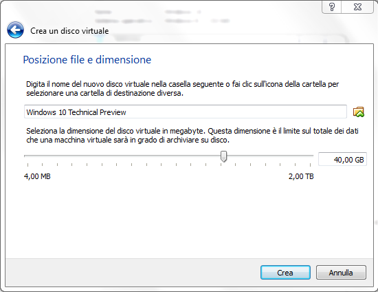 Scaricare Windows 10 e installarlo su VirtualBox