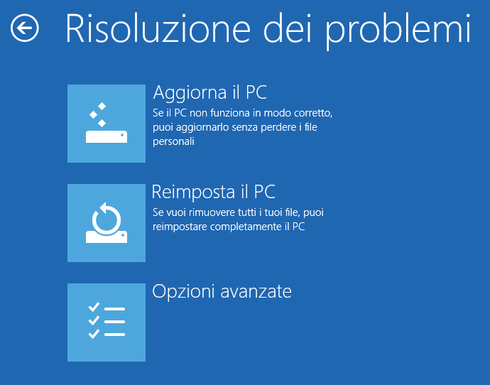 Disco di ripristino Windows 8.1, come crearlo e come usarlo