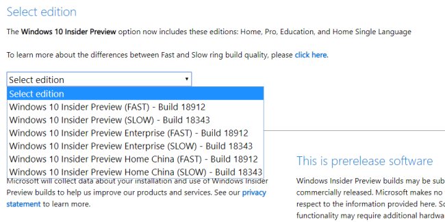 Microsoft pubblica le versioni di anteprima di Windows 10 20H1 in formato ISO