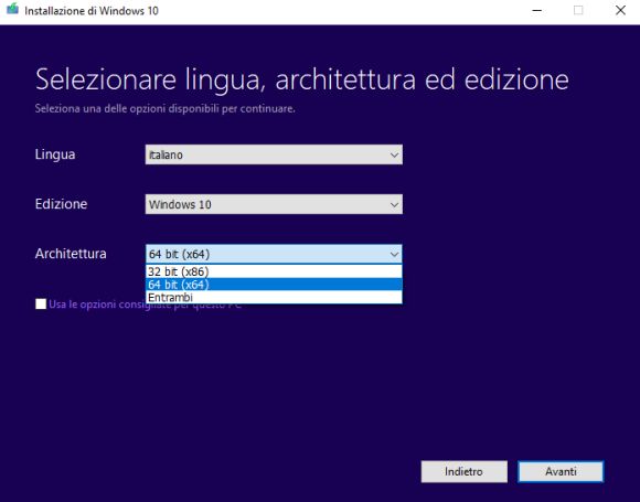 Scaricare Windows 10 ISO: ecco come procedere