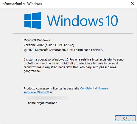 Microsoft rilascia Windows 10 Aggiornamento di ottobre 2020 o 20H2