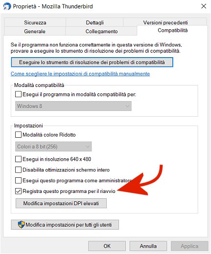 Windows 10, dopo il riavvio le applicazioni si riaprono automaticamente