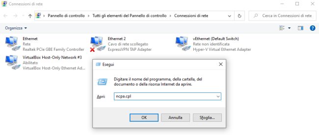 Windows 10, comandi più utili da usare nella finestra Esegui