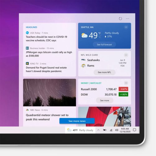 Microsoft si ispira a Google Discover per Windows 10