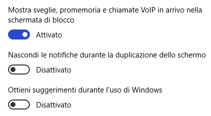 Windows 10, disattivare tutte le informazioni pubblicitarie