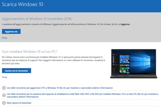 Windows 10 download: come farlo usando un comodo script