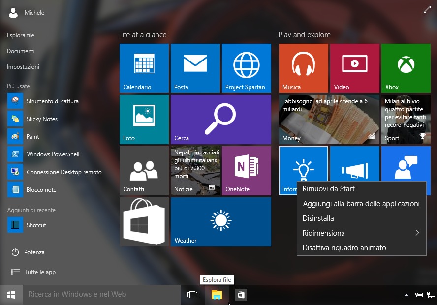 Windows 10, novità principali scelte per voi