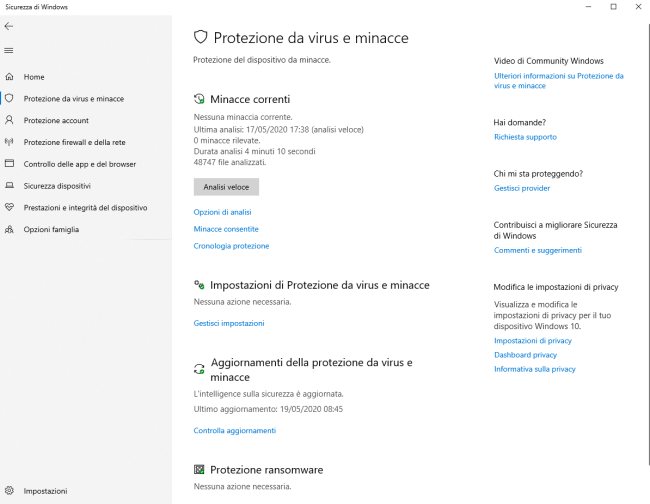 Windows Defender: svelate tutte le impostazioni nascoste
