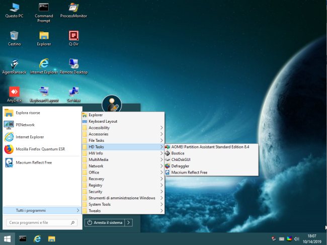 Windows PE: avviare il sistema operativo da un supporto di emergenza