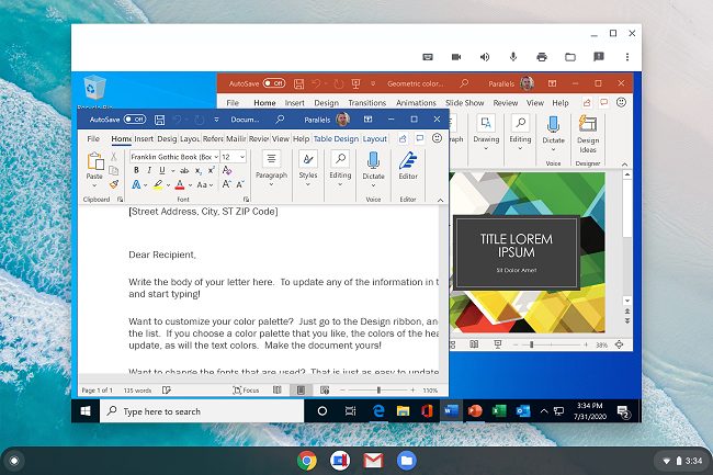 Windows 10 su Chrome OS grazie al nuovo Parallels Desktop