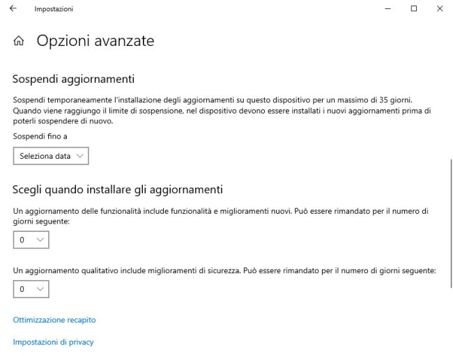 Windows Update: come gestire gli aggiornamenti