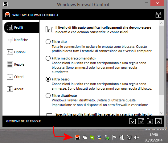 Configurare il firewall di Windows 7, 8 e 8.1 con Windows Firewall Control