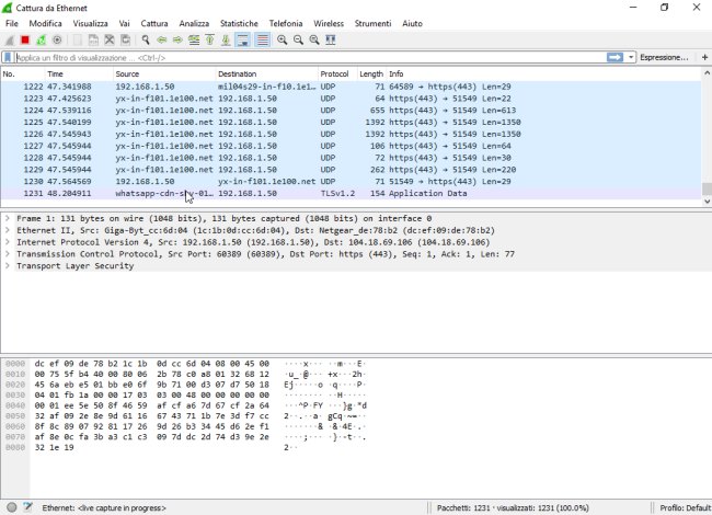 Wireshark, una breve guida all'uso