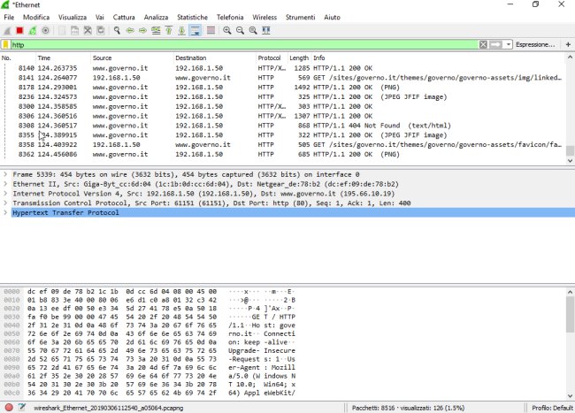 Wireshark, una breve guida all'uso
